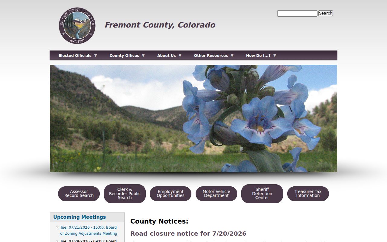 Official Fremont County government home page