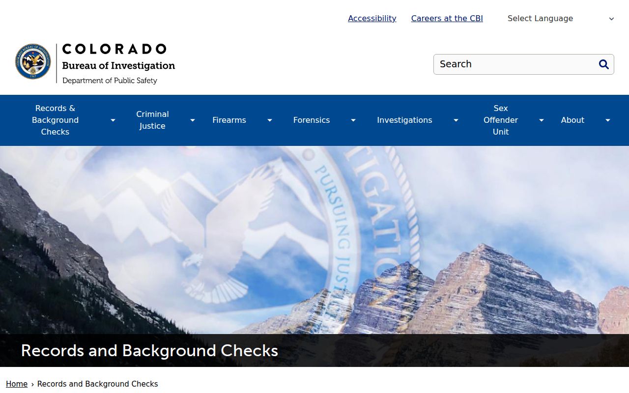 Colorado Bureau of Investigation criminal records overview