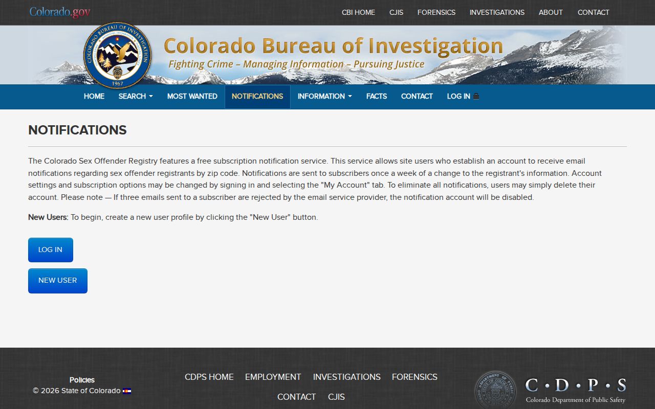 Fremont County sex offender ZIP notifications